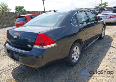 2012 Chevrolet Impala Ls из США, поврежденный, VIN 2G1WA5E37C1320943